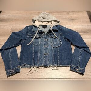 Risen Denim Jacket with Removable Hood